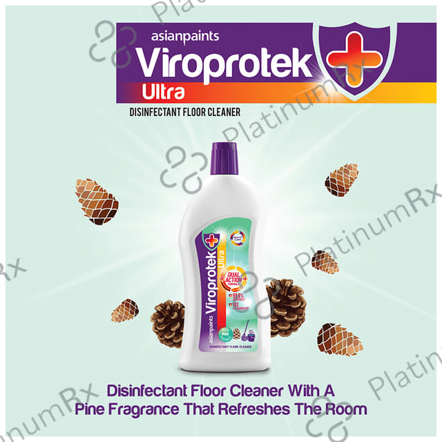 Asianpaints Viroprotek Ultra Disinfectant Floor Cleaner Pine 5 Ltr