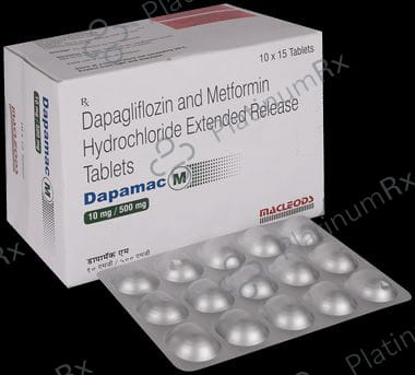 Dapamac M 10/500mg Tablet ER 15s