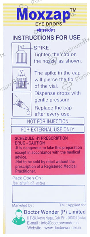 Moxzap Eye Drop