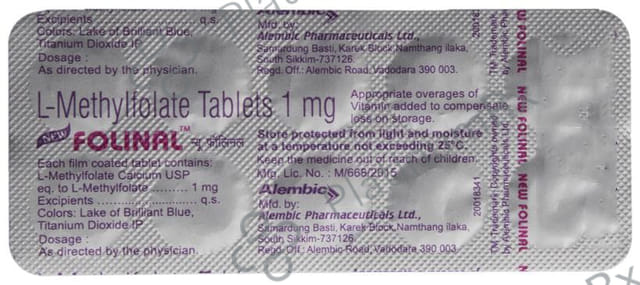 New Folinal 1000mcg Tablet 10s