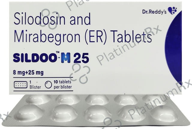 Sildoo M 25/8mg Tablet 10s