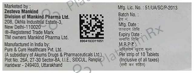 Vomilast OD 20/20/5mg Tablet 10s