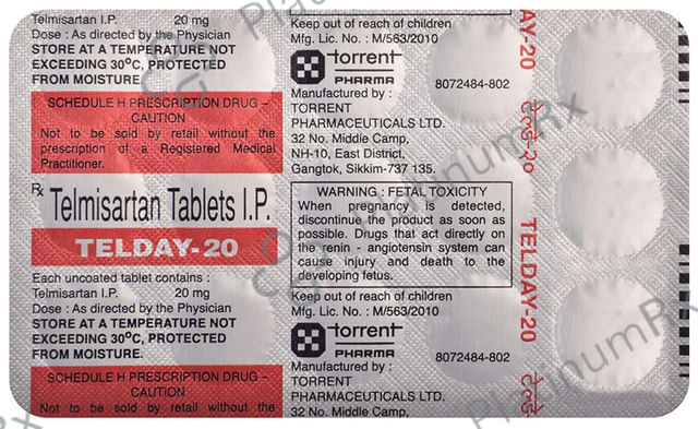 Telday 20mg Tablet 15s