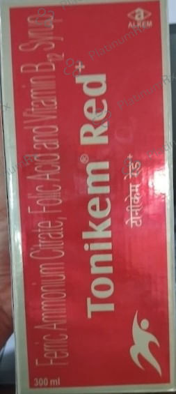 Tonikem 160mg Red Plus Syrup 300ml