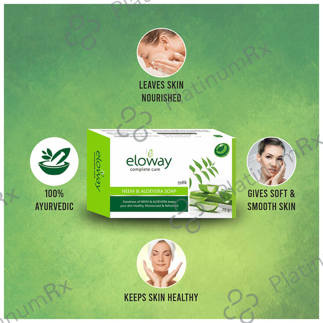 Eloway Neem & Aloe Vera Soap 75gm