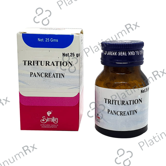 Similia Pancreatin Trituration Tablet 6X 25 gm