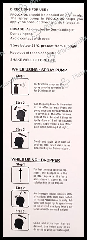 Prolox DS 10% Hair Regrowth Solution 60ml