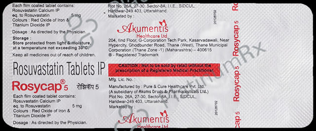 Rosycap 5mg Tablet 10s