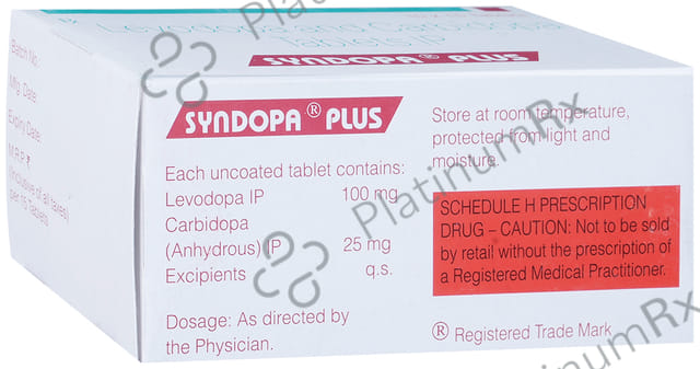 Syndopa Plus 25/100mg Tablet 15s