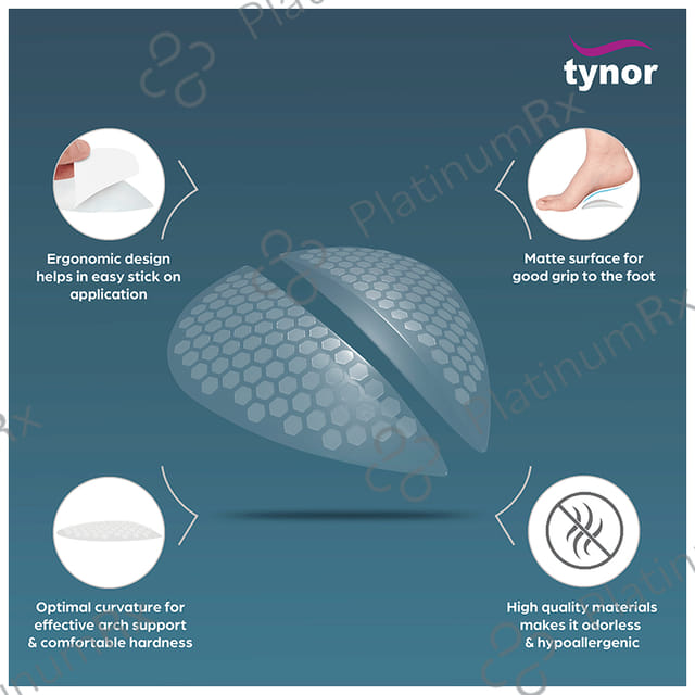 Tynor K 15 Arch Support (Pair) Medium 1s