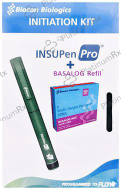 Biocon Biologics Insupen Pro + Basalog Refill Initiation Kit 100 IU/ml/ml