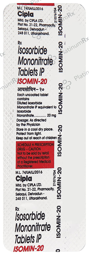 Isomin 20mg Tablet 10s