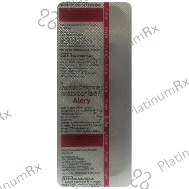 Alery 5/10mg Tablet 10s
