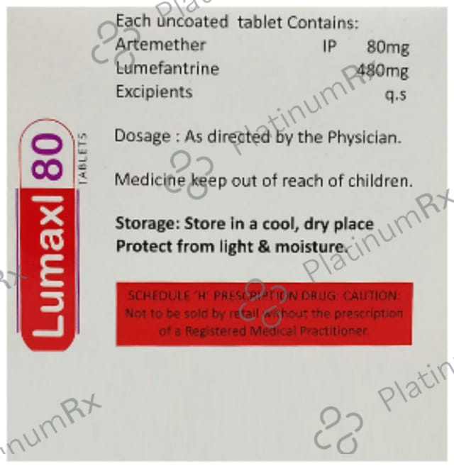 Lumaxl 80/480mg Tablet 6s