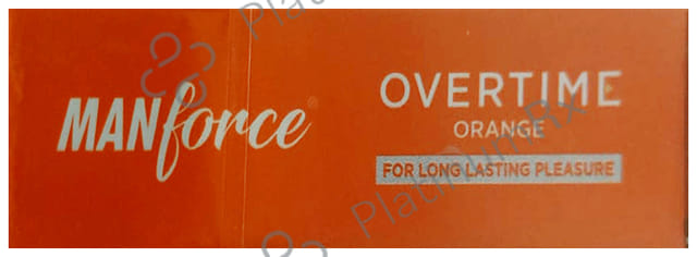 Manforce Overtime Flavour Orange Condom 3s