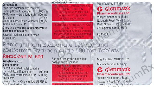 Remo Zen M 500/100mg Tablet 10s