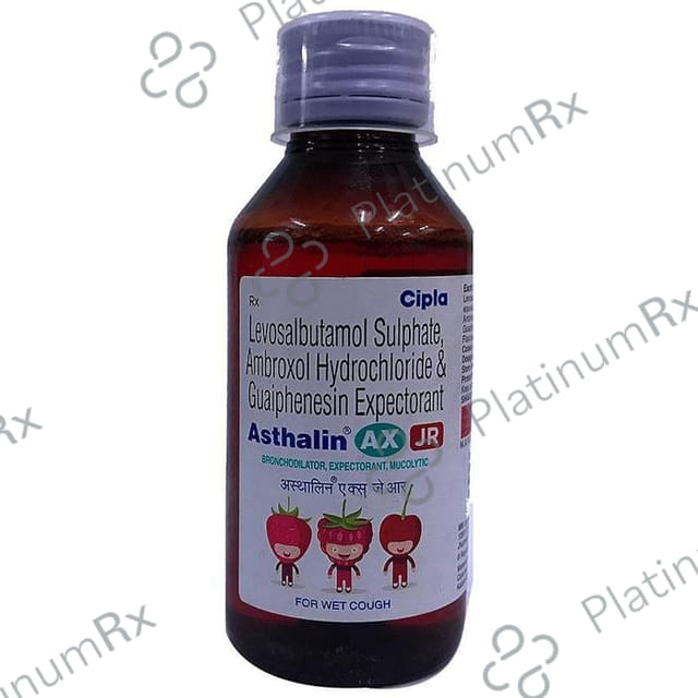 Asthalin AX JR15/50/0.5mg Expectorant 100ml