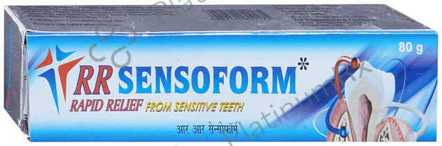 RR Sensoform Dental Gel Rapid Relief from Sensitive Teeth 80gm