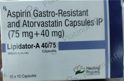 Lipidator A 40/75mg Capsule 10s