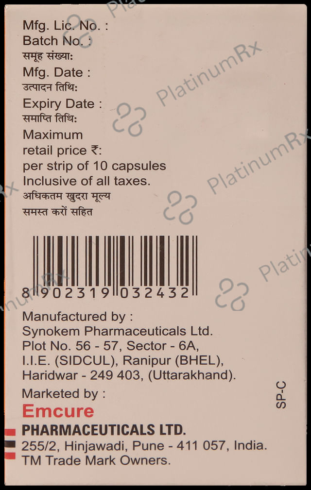 Atorec CV 10/75mg Capsule 10s