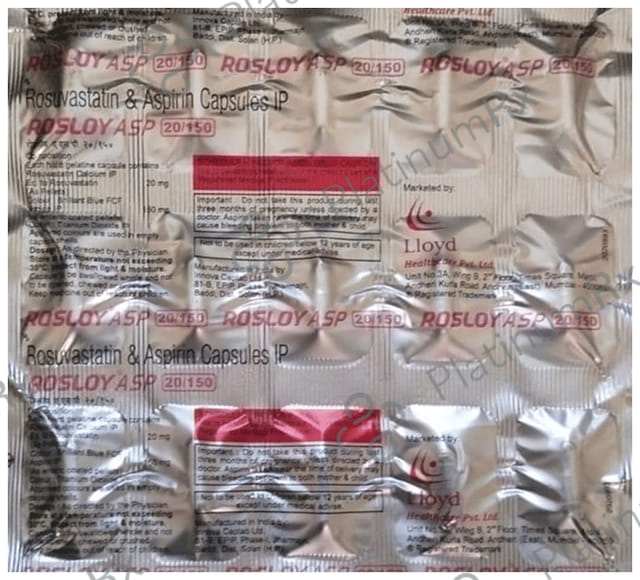 Rosloy ASP 20/150mg Capsule 15s