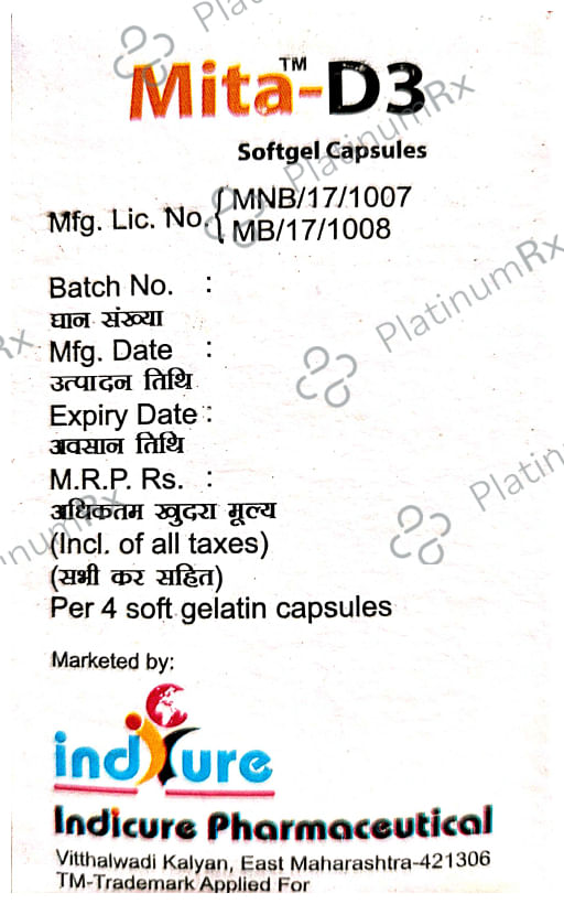 Mita-D3 Softgel Capsule