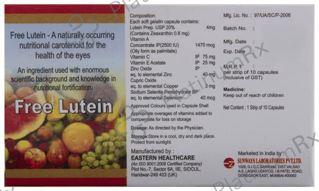 Eye Vital LX Capsule 10s