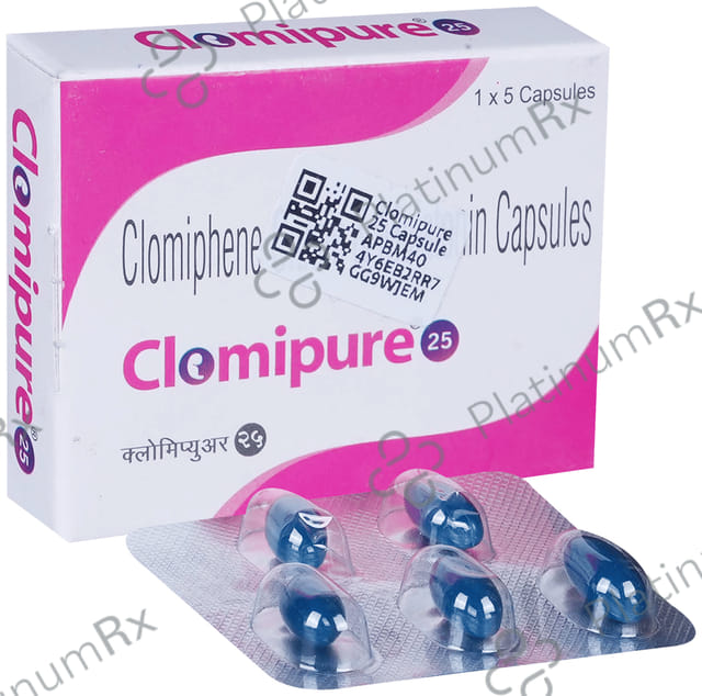 Clomipure 25/3mg Capsule 5s