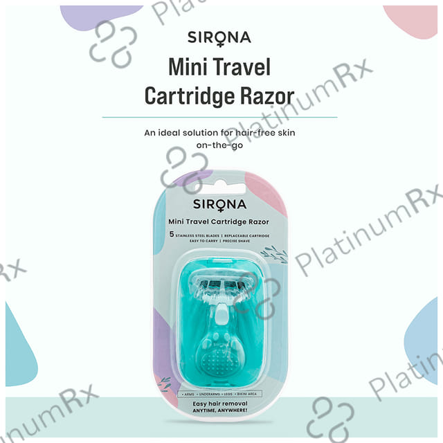 Sirona Mini Travel Cartridge Razor 1s