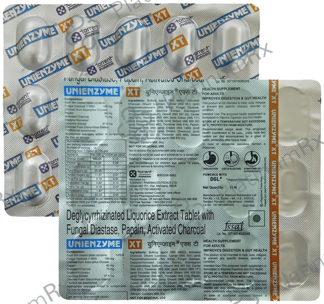 Unienzyme XT Tablet 15s