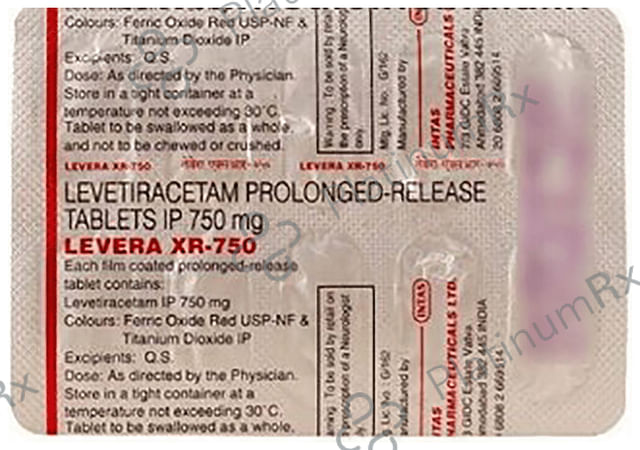 Levera XR 750mg Tablet 10s
