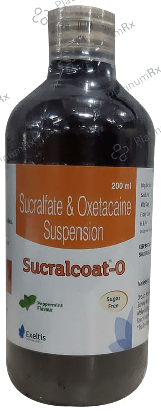 Sucralcoat O Suspension Peppermint Flavour Sugar Free 200ml