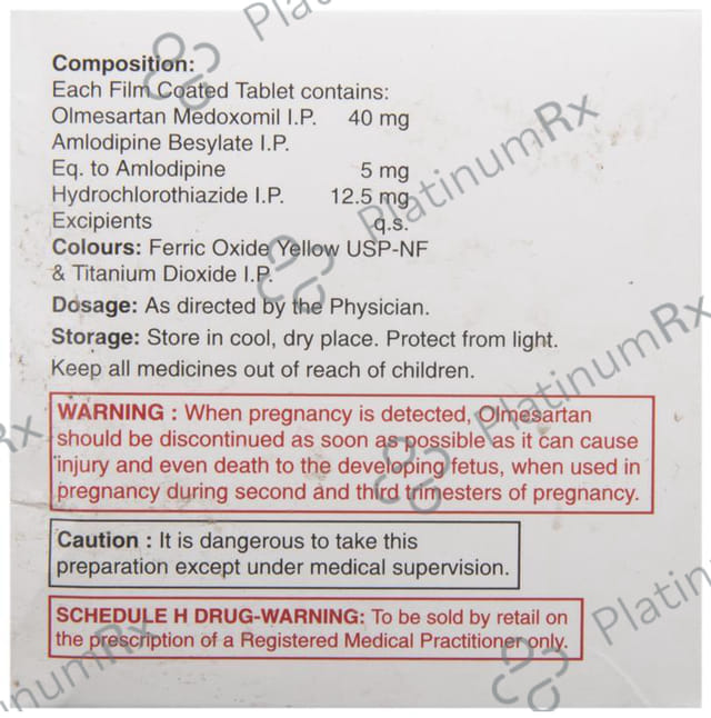 Olmax 3D 40mg Tablet 10s