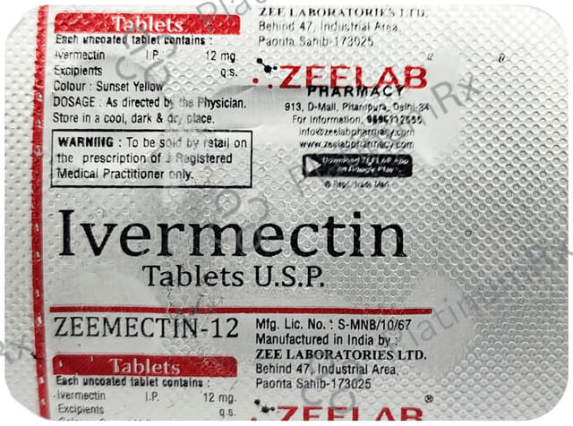Zeemectin 12 Tablet