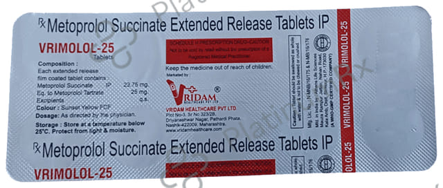 Vrimolol 25 Tablet ER