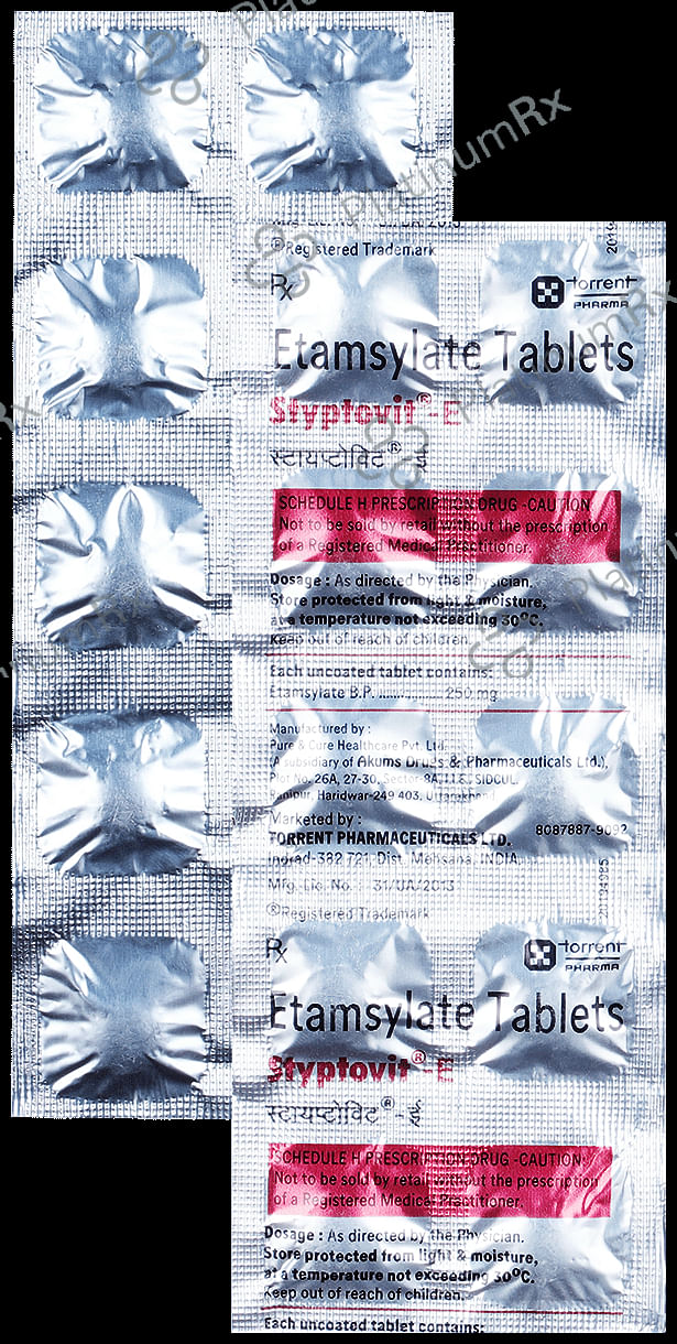 Styptovit E 250mg Tablet