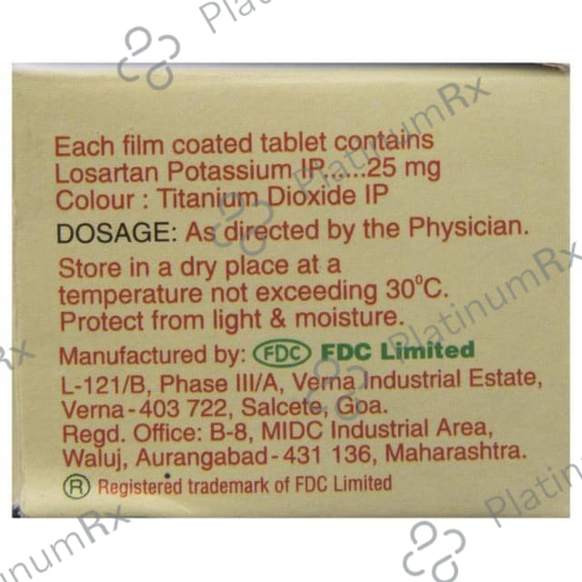 Zilos 25mg Tablet 10s