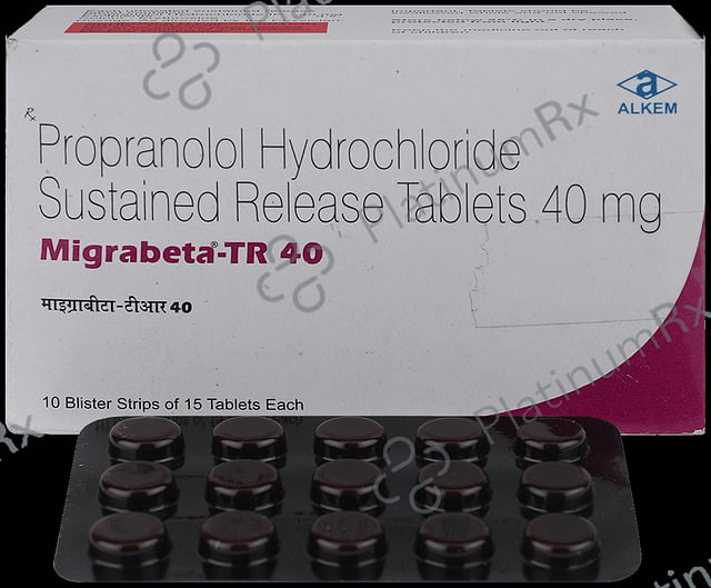 Migrabeta TR 40mg Tablet 15s