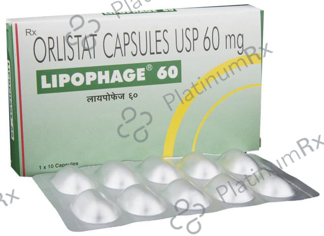 Lipophage 60mg Capsule 10s