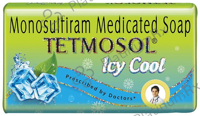 Tetmosol Medicated Soap with 5% Monosulfiram for Skin Infections Icy Cool