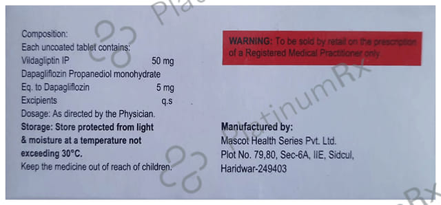 Zomelis D 50/5mg Tablet 10s
