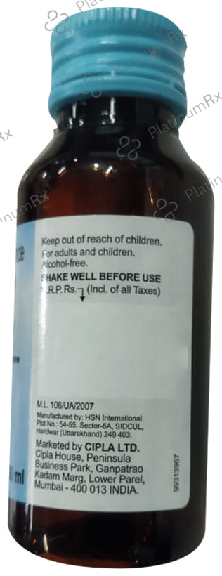 Nocold 2/2mg Syrup 60ml
