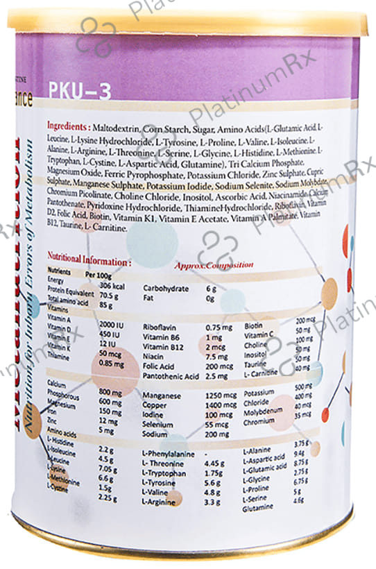 Pristine Balance Metanutrition PKU 3 (3 Years & Above) Powder Vanilla