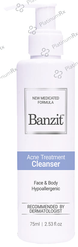 Banzit Acne Treatment Cleanser Gel 75ml