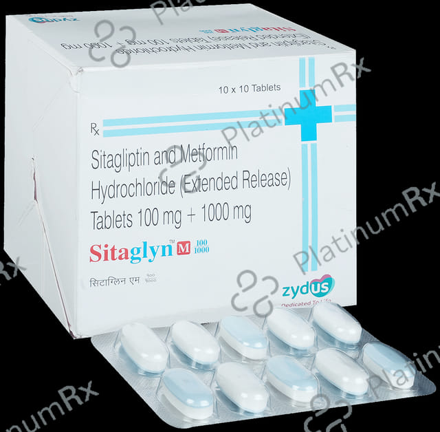 Sitaglyn M 100/1000mg Tablet ER 10s