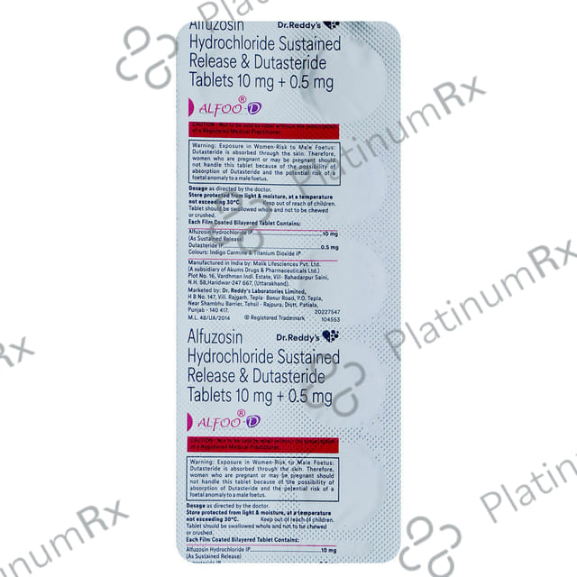 Alfoo T 2.5mg Tablet 10s