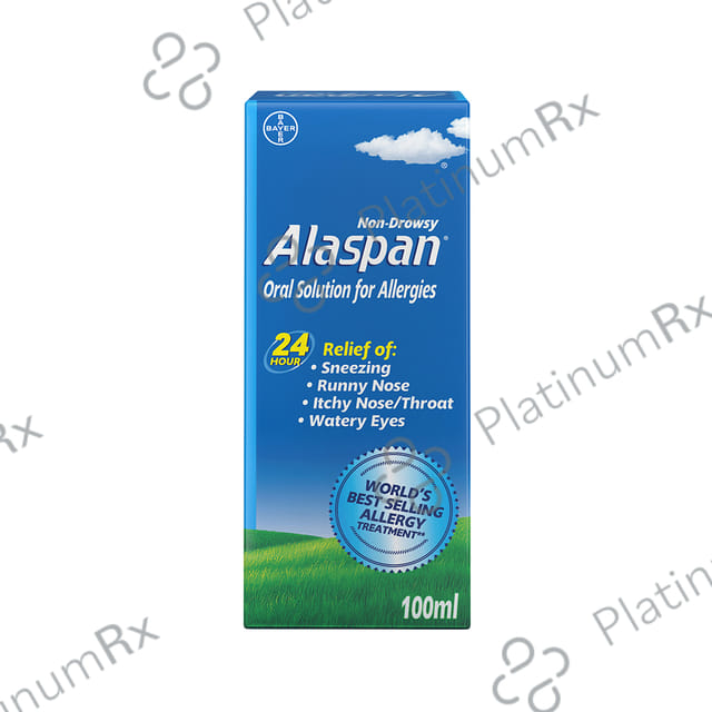 Alaspan Loratadine Non Drowsy Oral Solution 100ml