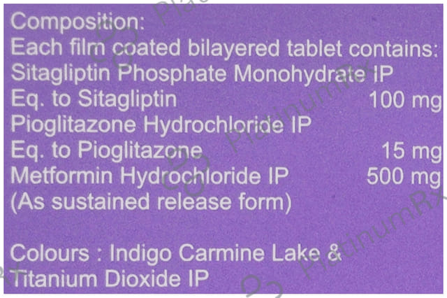 Sitaday PM 15/100/500mg Tablet 15s