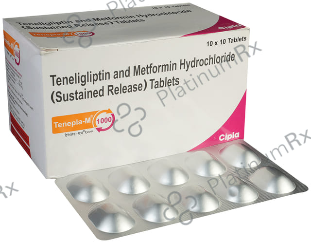 Tenepla M 1000/20mg SR Tablet 10s