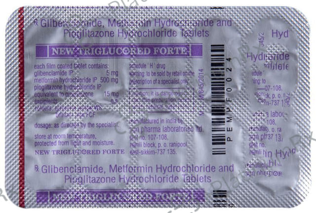 New Triglucored Forte Tablet 10s